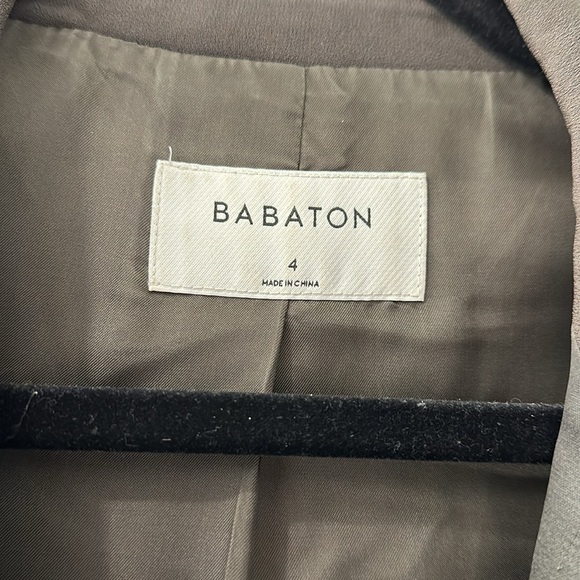 Aritzia Babaton Yates Blazer Tuxedo Jacket Olive Green - Picture 7 of 10